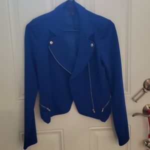 Blue Biker Jacket